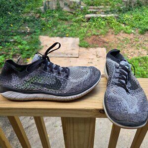 Nike Men’s Size 10.5 Free Run Flyknit 2018 Running Shoes 942838-101